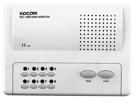 Интерком KIC-308 KOKOM 8 абонентов станция Интерком KIC-308 KOKOM 8 абонентов станция