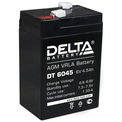 Аккумулятор Delta DT 6045 (4, 5 А/ч 6v) в Советской Гавани