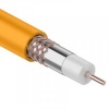 Кабель RG-6U+Cu нг(А)-HF, Cu/Al/Cu, 64%, 75 Ом, (бухта 100 м) оранжевый REXANT Кабель RG-6U+Cu нг(А)-HF, Cu/Al/Cu, 64%, 75 Ом, (бухта 100 м) оранжевый REXANT