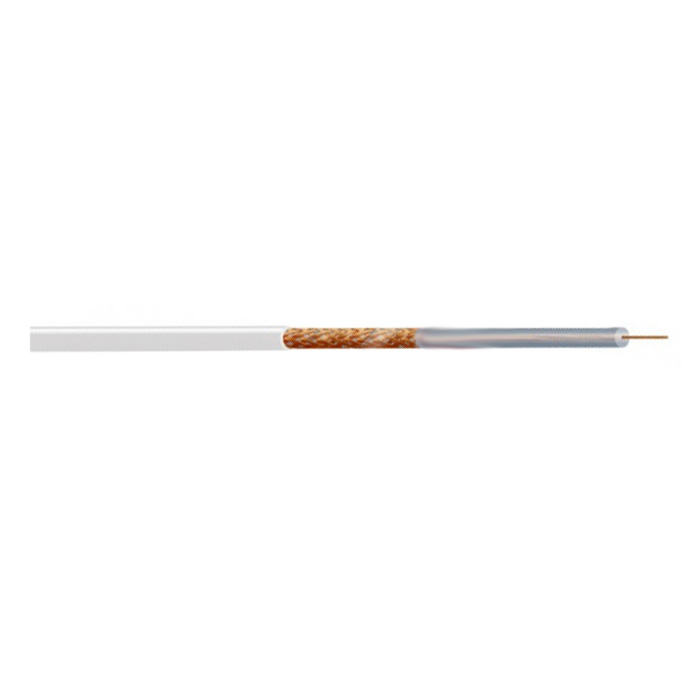 Кабель МИКРО Microcoaxial+Cu(75ом) (200м, )белый в Советской Гавани