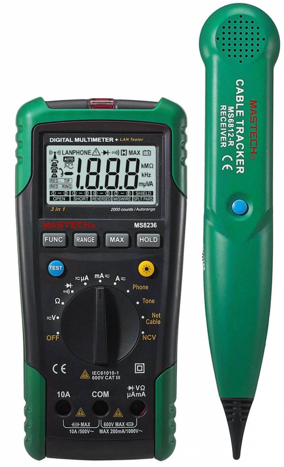 MS8236 Masctech Мультиметр-трассоискатель MS8236 Masctech Мультиметр-трассоискатель