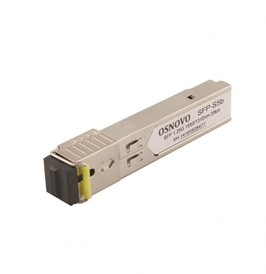 OSNOVO SFP-S5b - Оптический SFP модуль. До 1, 25Гбит/с. Расстояние передачи по одномодовому волокну д в Советской Гавани