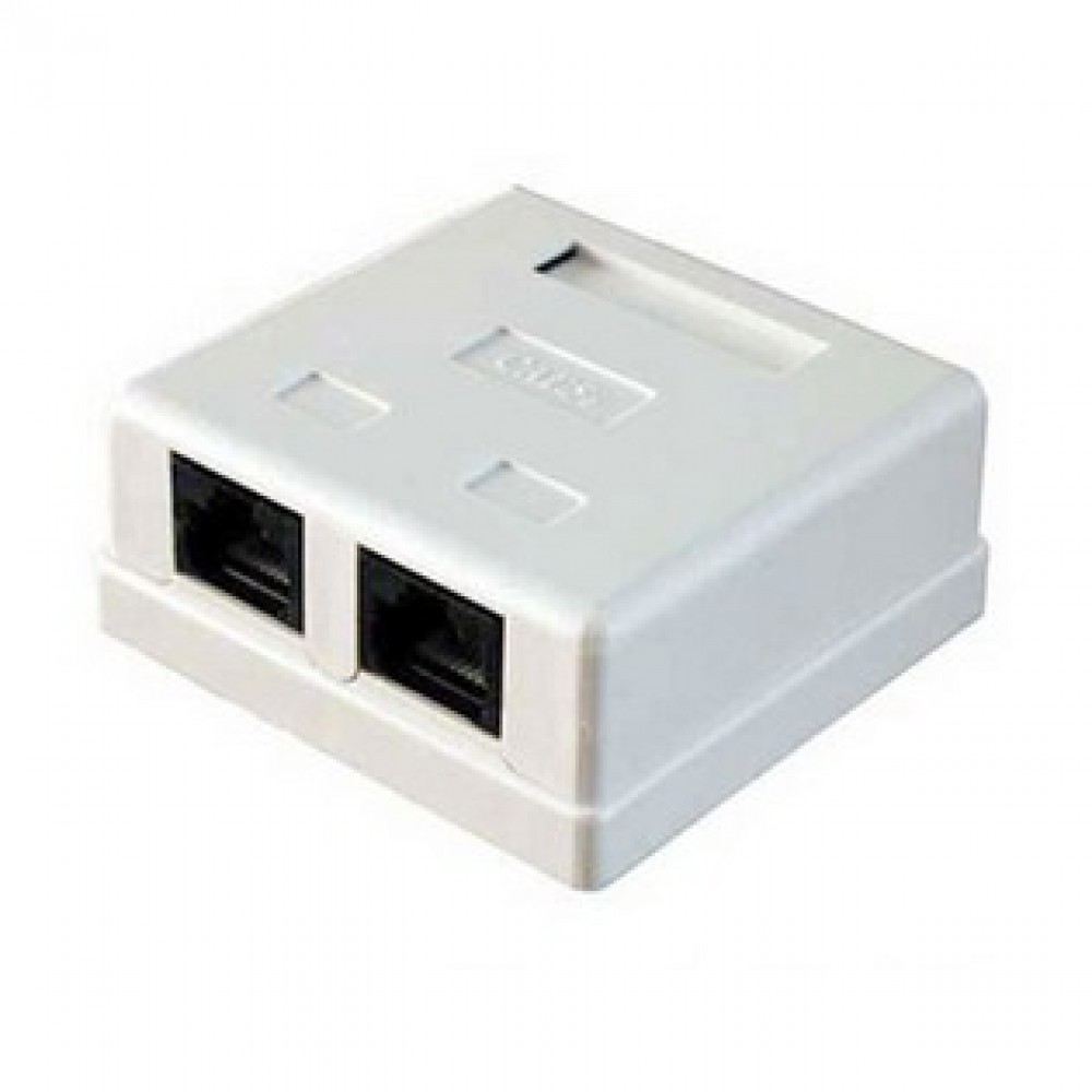 Розетка комп.2*RJ-45, двухместная, REXANT в Советской Гавани