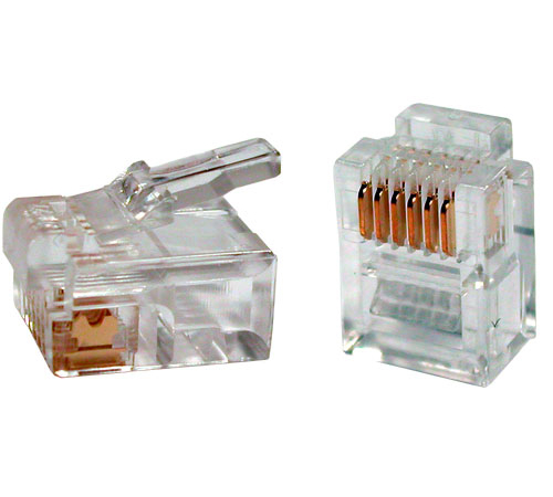 Коннектор RJ11(4P4C) Коннектор RJ11(4P4C)