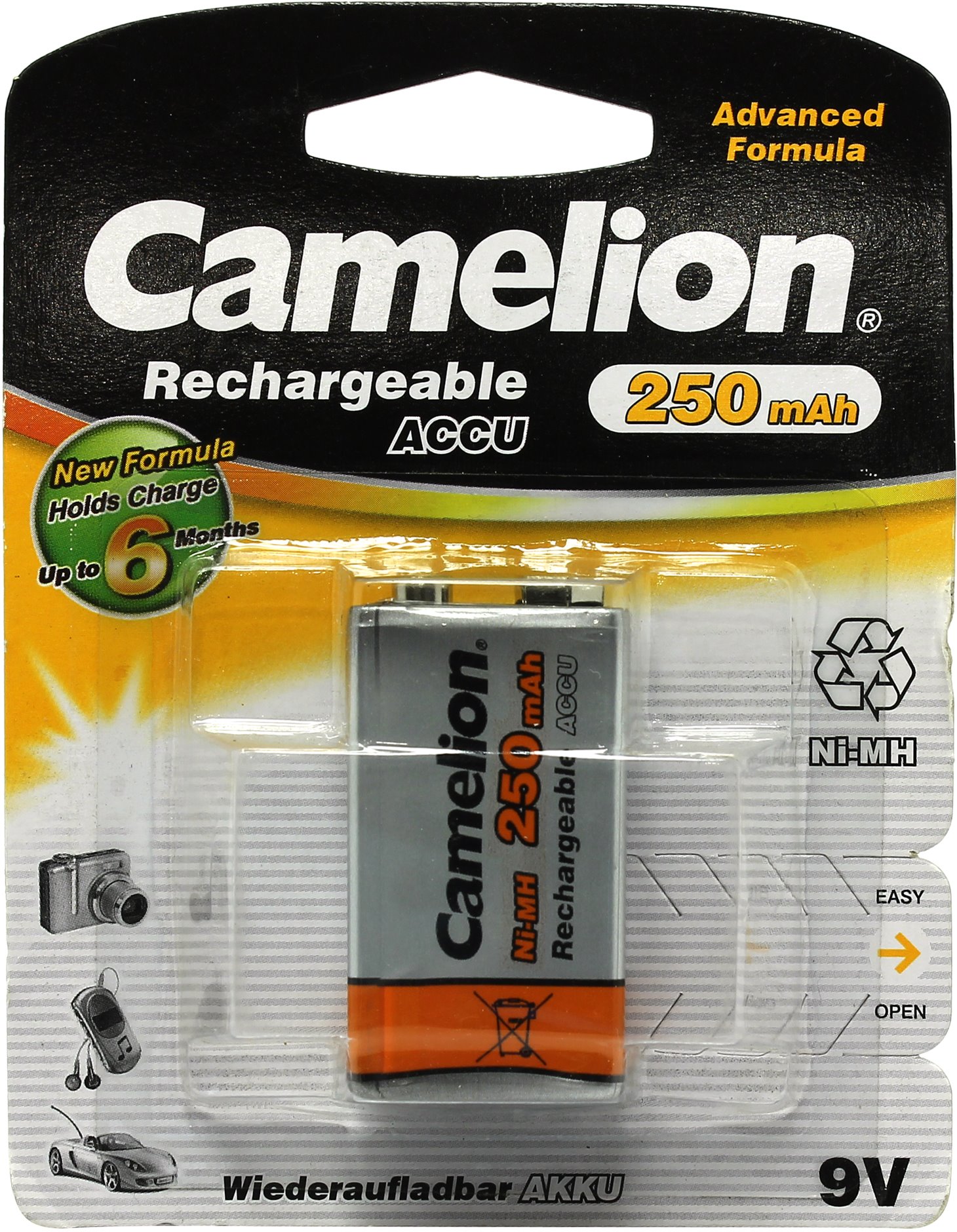 Батарейка CAMELION 9V-250mAh BL 1 в Советской Гавани
