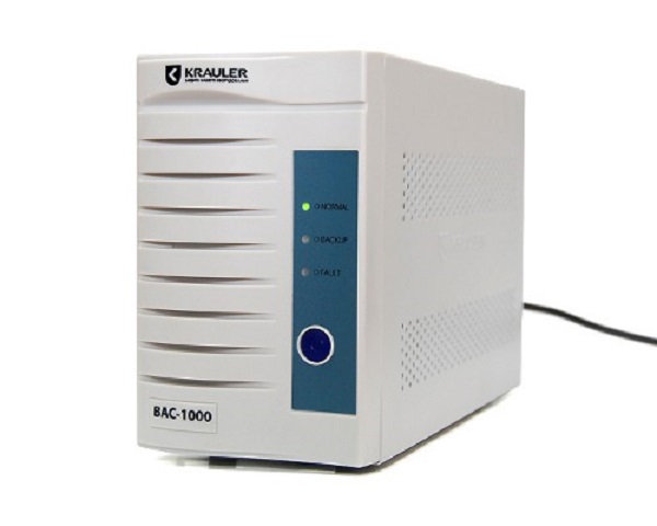 ИБП KRAULER BASIC BAC-1000, линейный-интеракт. 600Вт ИБП KRAULER BASIC BAC-1000, линейный-интеракт. 600Вт