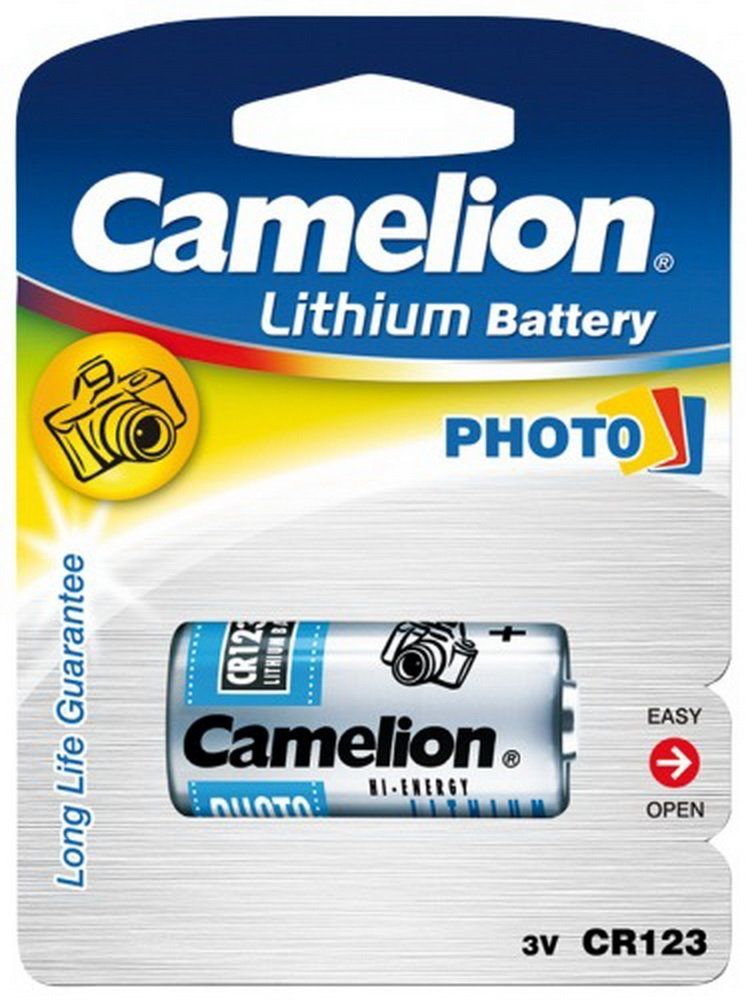 Батарейка CAMELION CR123A BL1 литиеевая в Советской Гавани