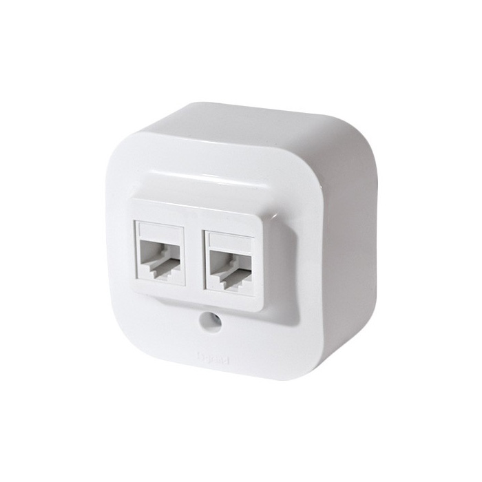 782228,Quteo ,Розетка 2* RJ45 кат.5е 782228,Quteo ,Розетка 2* RJ45 кат.5е
