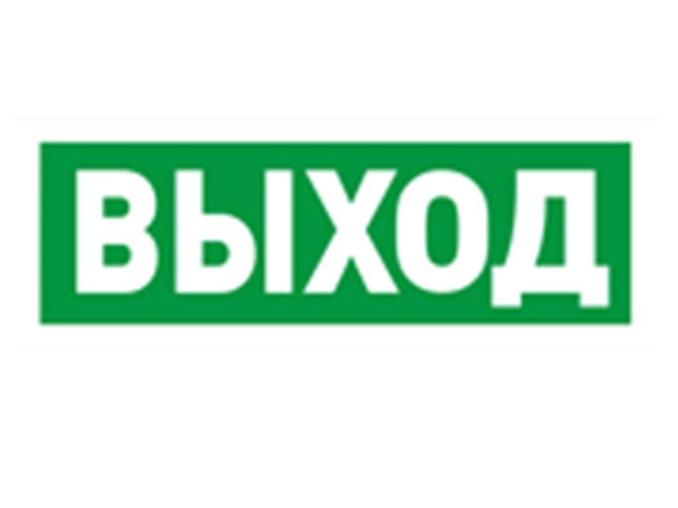 С2000-ОСТ исполнение 01 Оповещатель световой адресный с надписью "Выход" в Советской Гавани