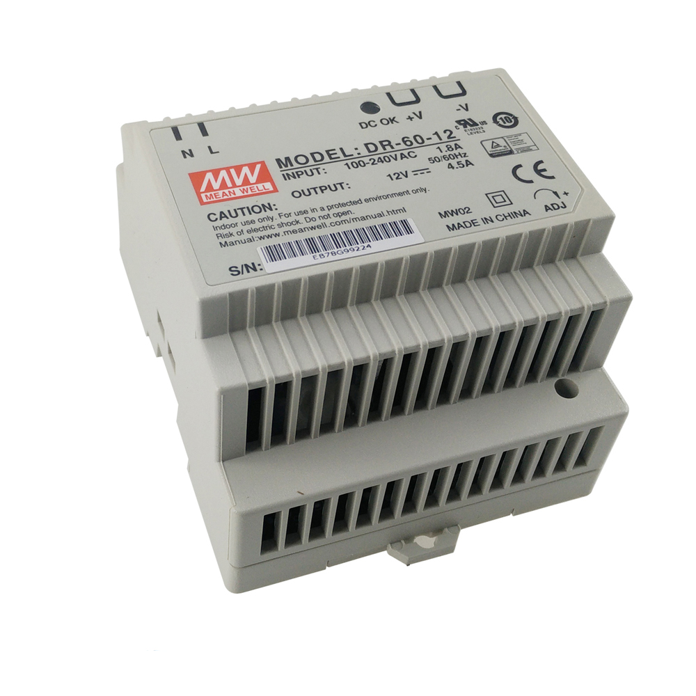 Блок питания DR-6012 для DIN-рейки 54W, 12V, 4, 5 А в Советской Гавани