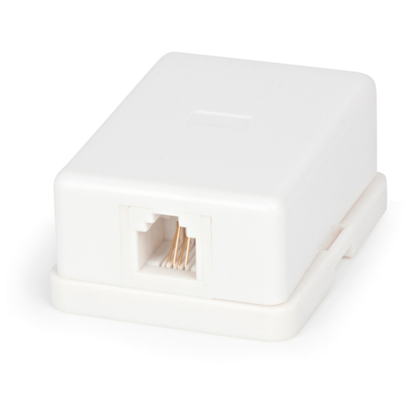 Розетка телефонная RJ-11 одинарная Розетка телефонная RJ-11 одинарная