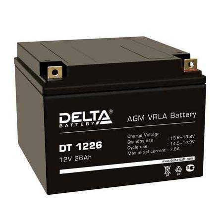 Аккумулятор Delta DT 1226 (26 А/ч 12V) в Советской Гавани